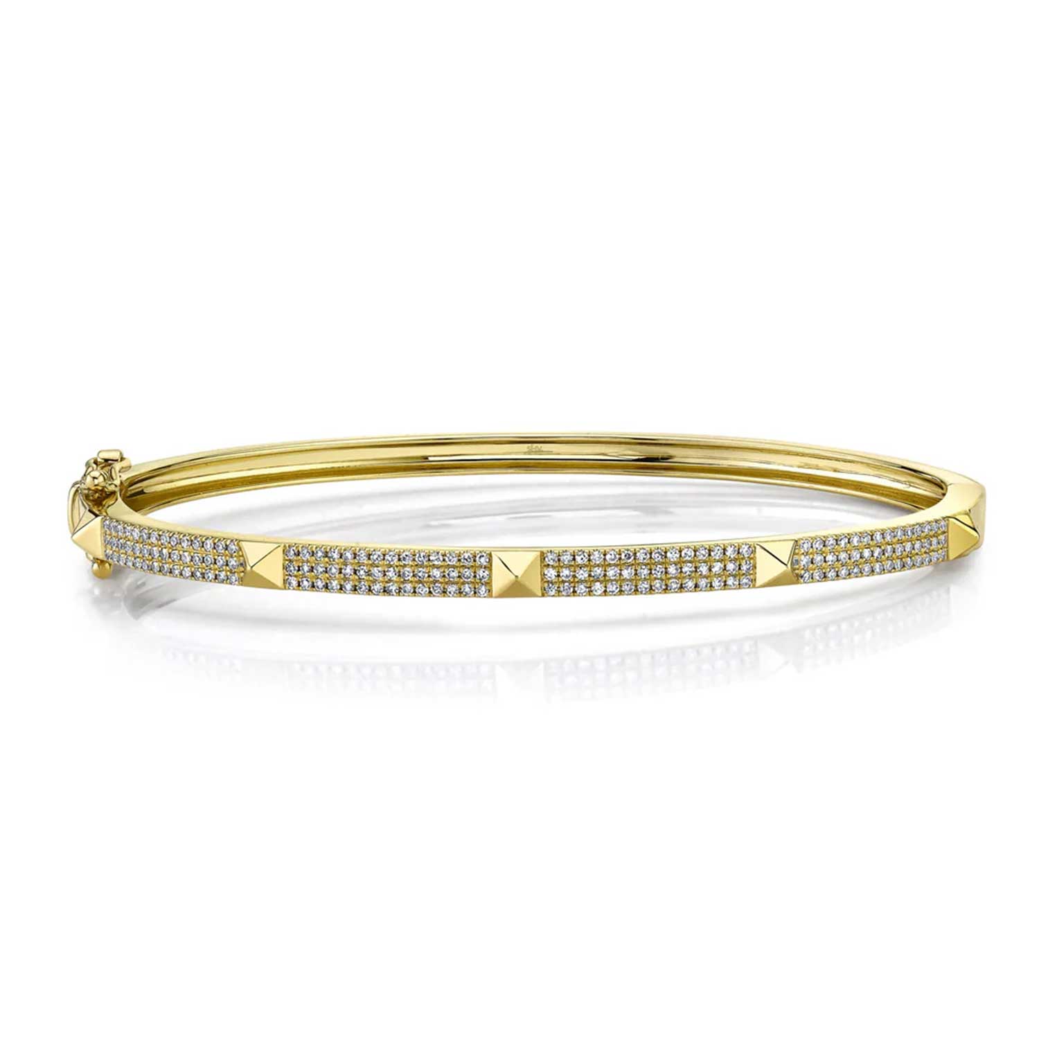 Chigo チーゴ pyramid stud bracelet ゴールド