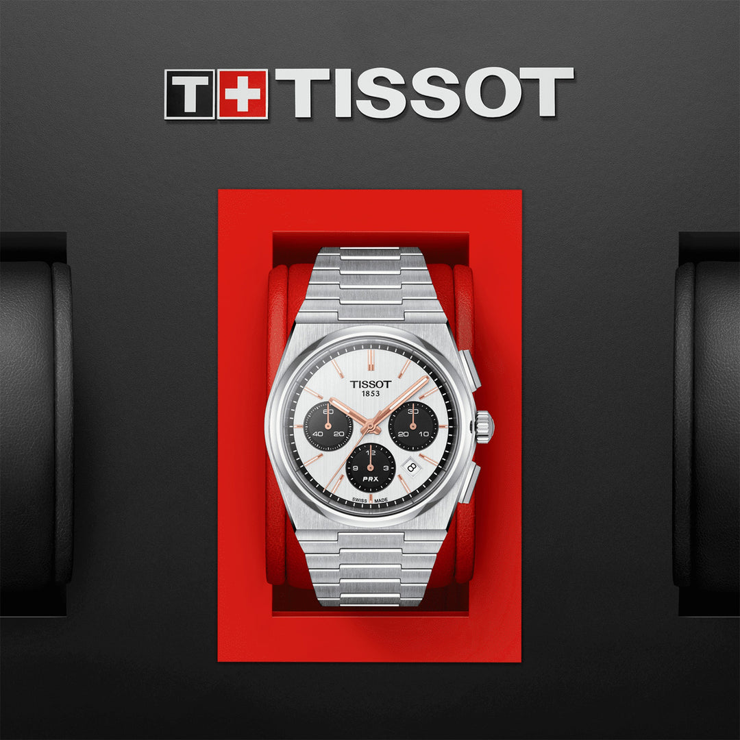 Tissot T1374271101100 Watch - PRX Automatic Chronograph, image size:1080x1080