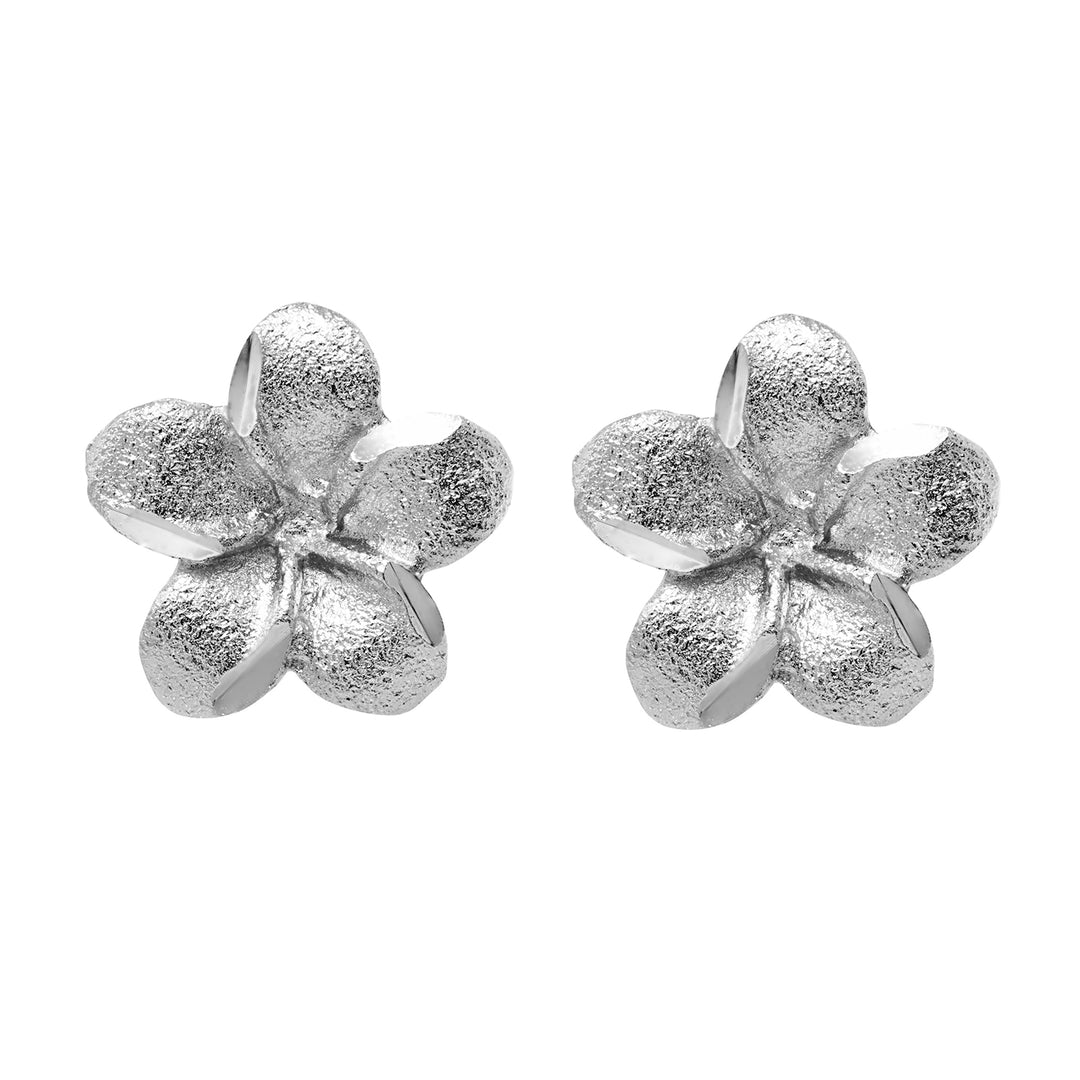 Sterling Silver Children s Flower Stud Earrings