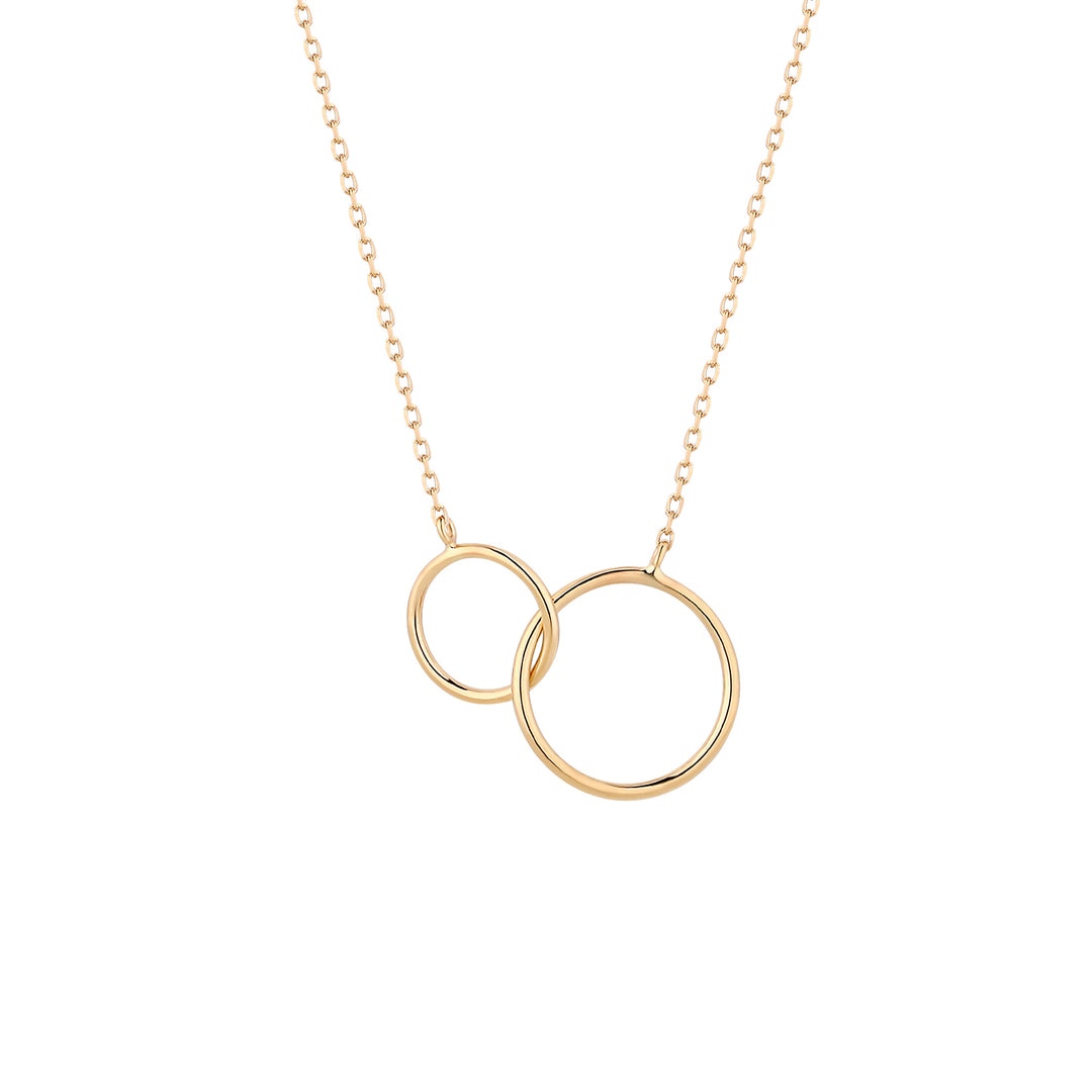 Aurelie Gi 14K Helen Interlinked Circles Necklace
