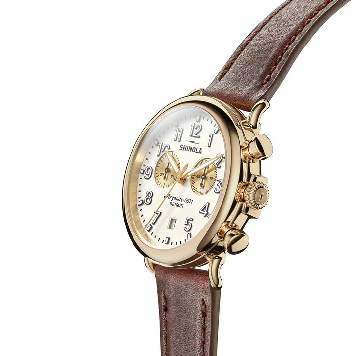 Shinola Argonite 1069 Chronograph Watch Shinola 41mm Runwell